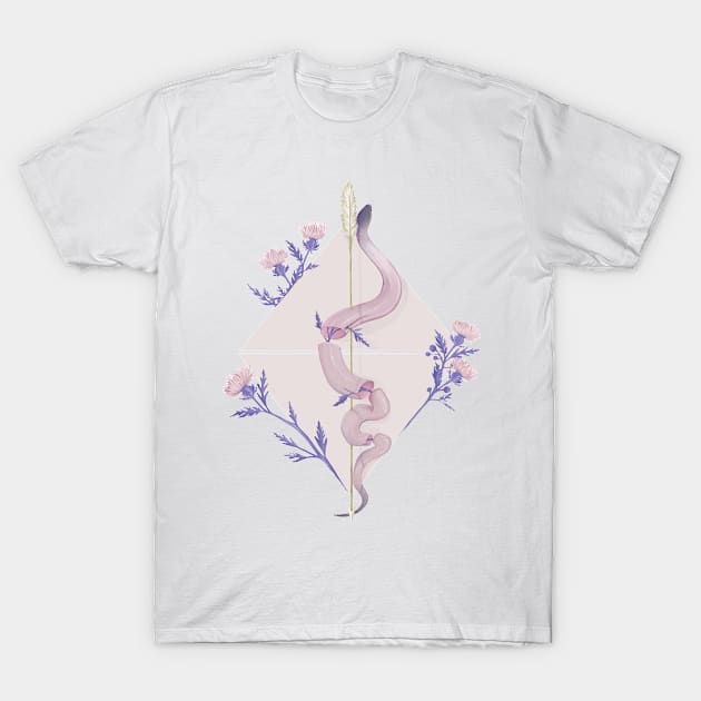 Garden Snake T-Shirt by EmmaIllustrates